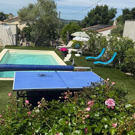 Gite Climatise Avec Piscine Sur Les Hauteurs De Bollène Exteriör bild
