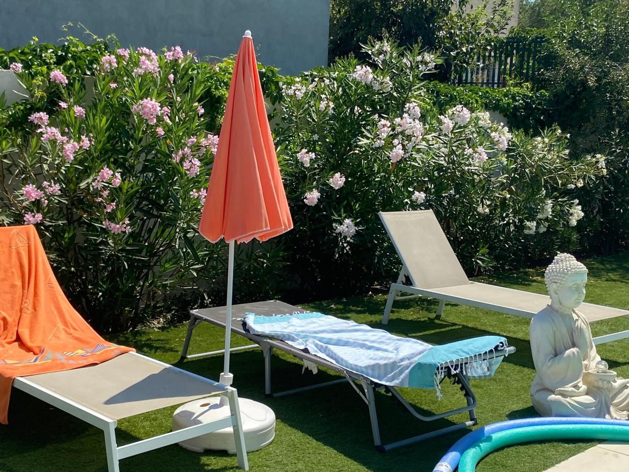 Gite Climatise Avec Piscine Sur Les Hauteurs De Bollène Exteriör bild